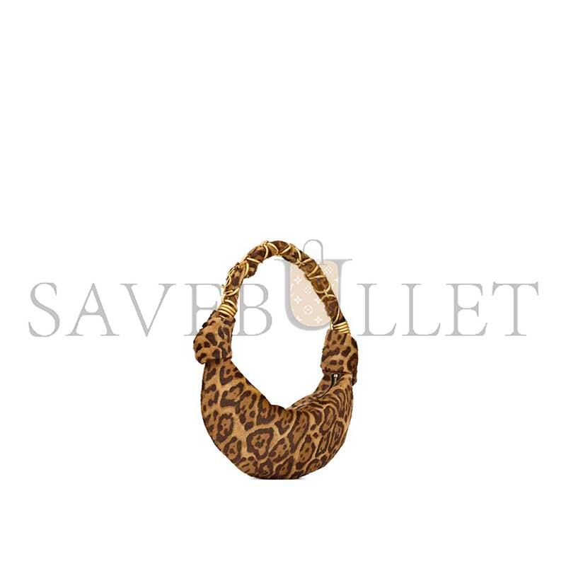 YSL AMALIA MINI HOBO IN PONY HAIR LEATHER 862558AAGIK2874 (19*13*10cm)